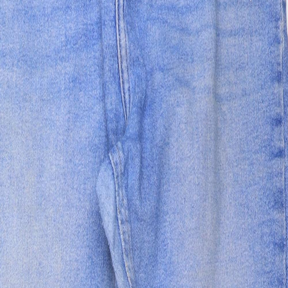 New Look Womens Blue  Denim Skinny Jeans Size 14 L25 in - hallie jeans