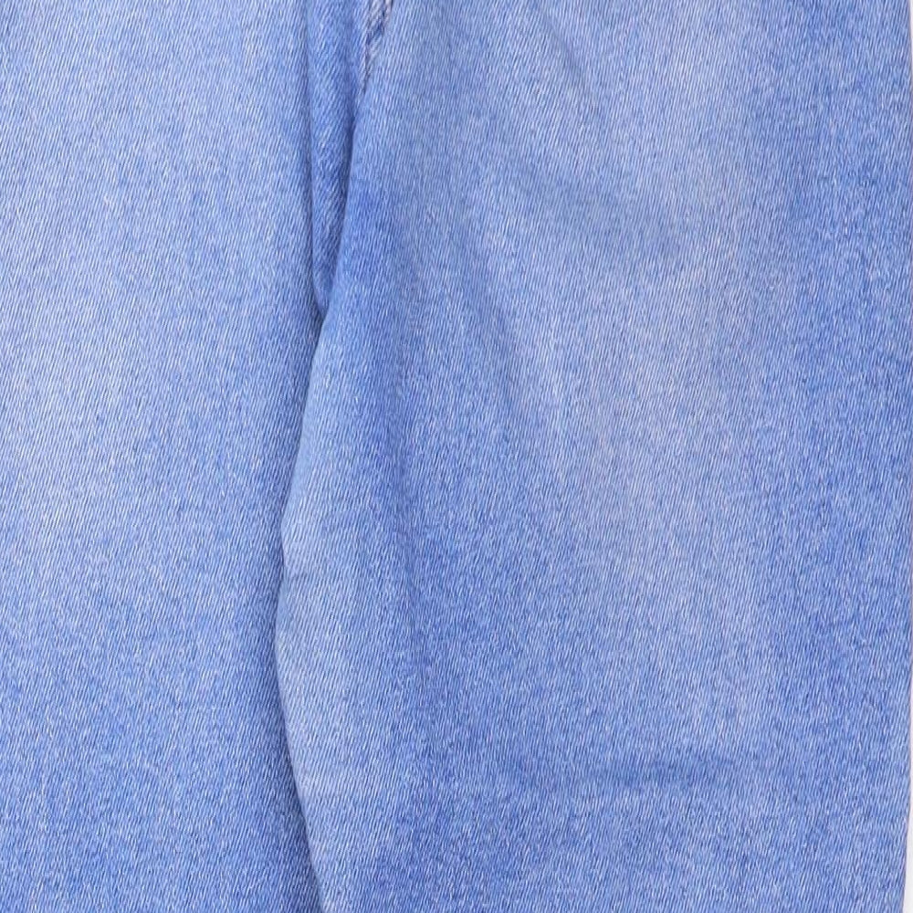 New Look Womens Blue  Denim Skinny Jeans Size 14 L25 in - hallie jeans