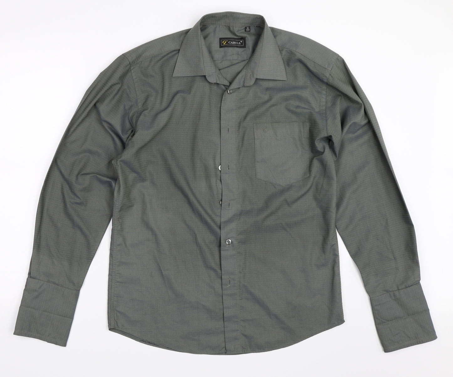 Gabill Mens Green    Button-Up Size 16