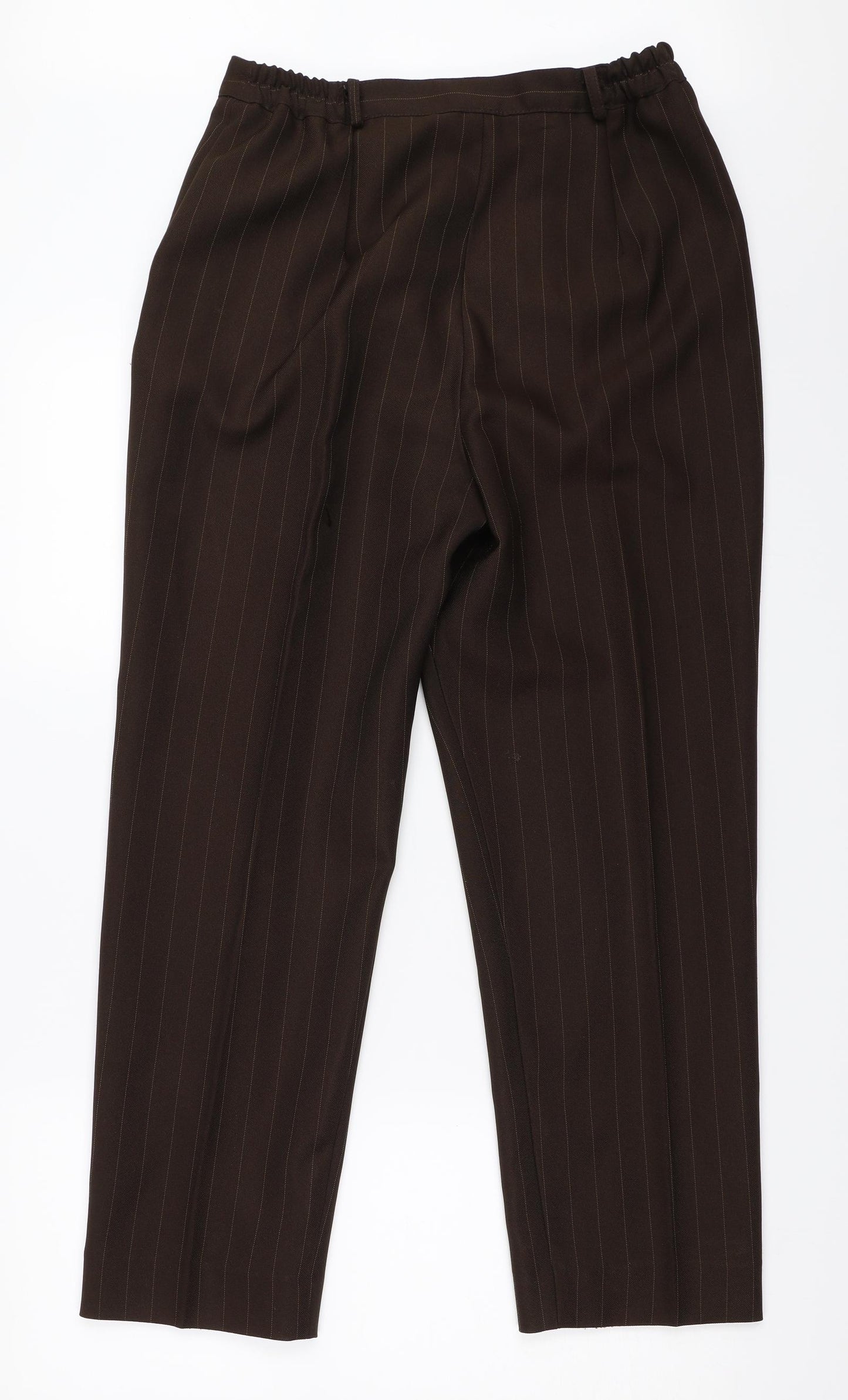 Bonmarché Womens Brown   Trousers  Size 14 L26.5 in