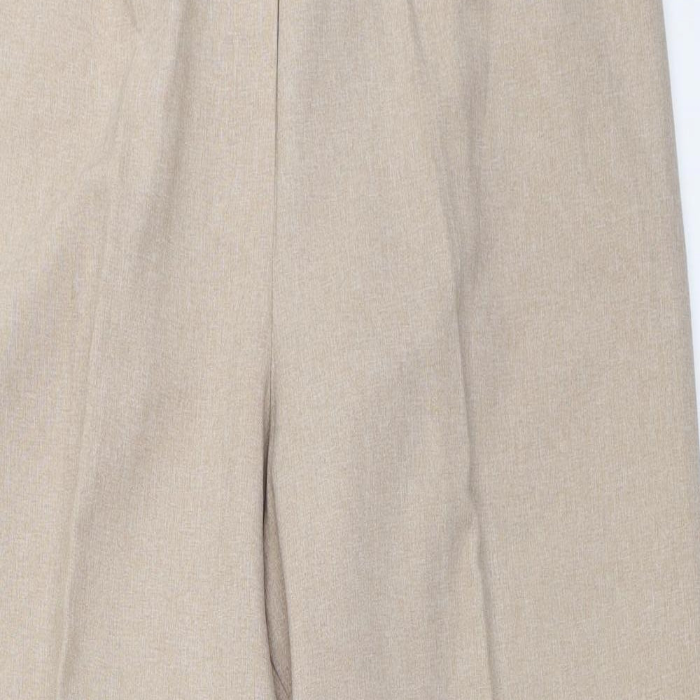 Bonmarché Womens Beige   Trousers  Size 16 L26 in