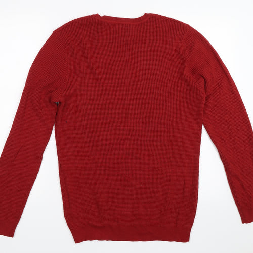 Debenhams Mens Red   Pullover Jumper Size S