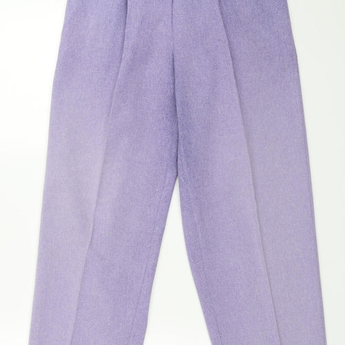 Bonmarché Womens Purple   Trousers  Size 12 L28 in