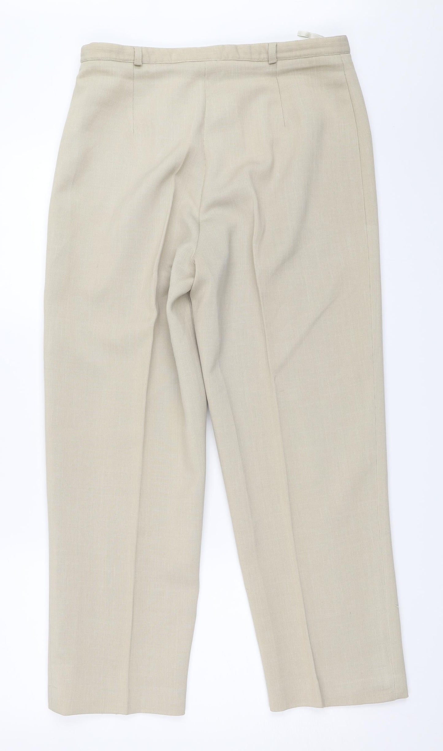 Mackays Womens Beige   Trousers  Size 16 L26.5 in