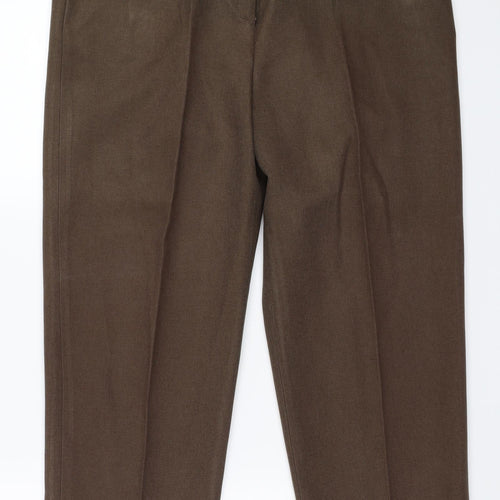 Bonmarché Womens Brown   Trousers  Size 16 L26.5 in