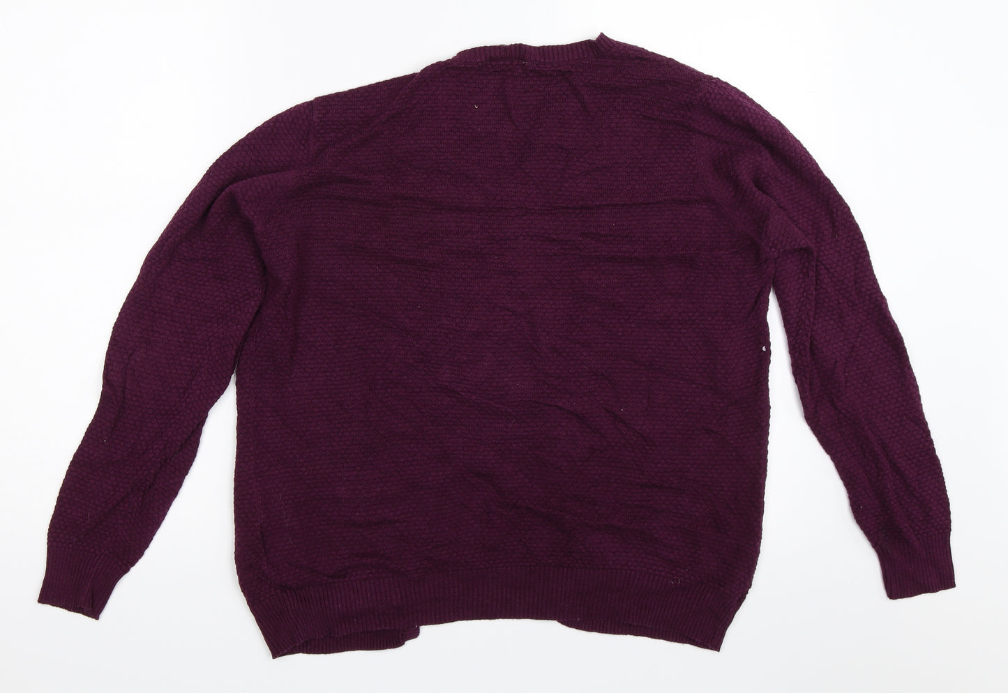 VRS Womens Purple   Cardigan Jumper Size 2XL