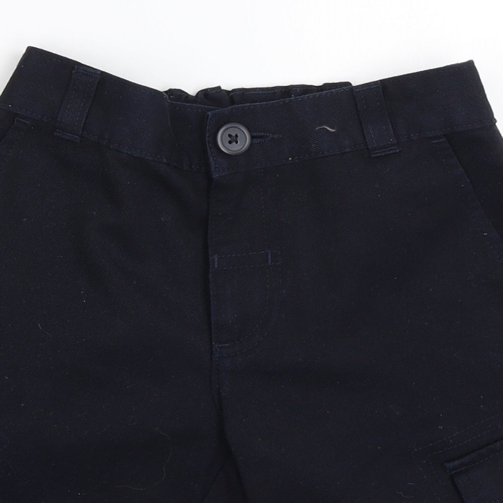 George Boys Blue   Cargo Shorts Size 4-5 Years