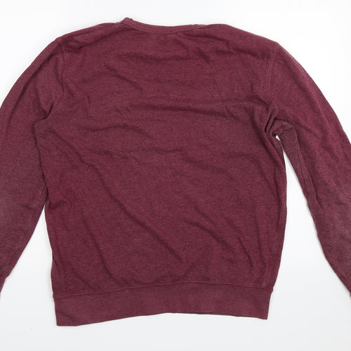 H&M Mens Red   Pullover Sweatshirt Size M
