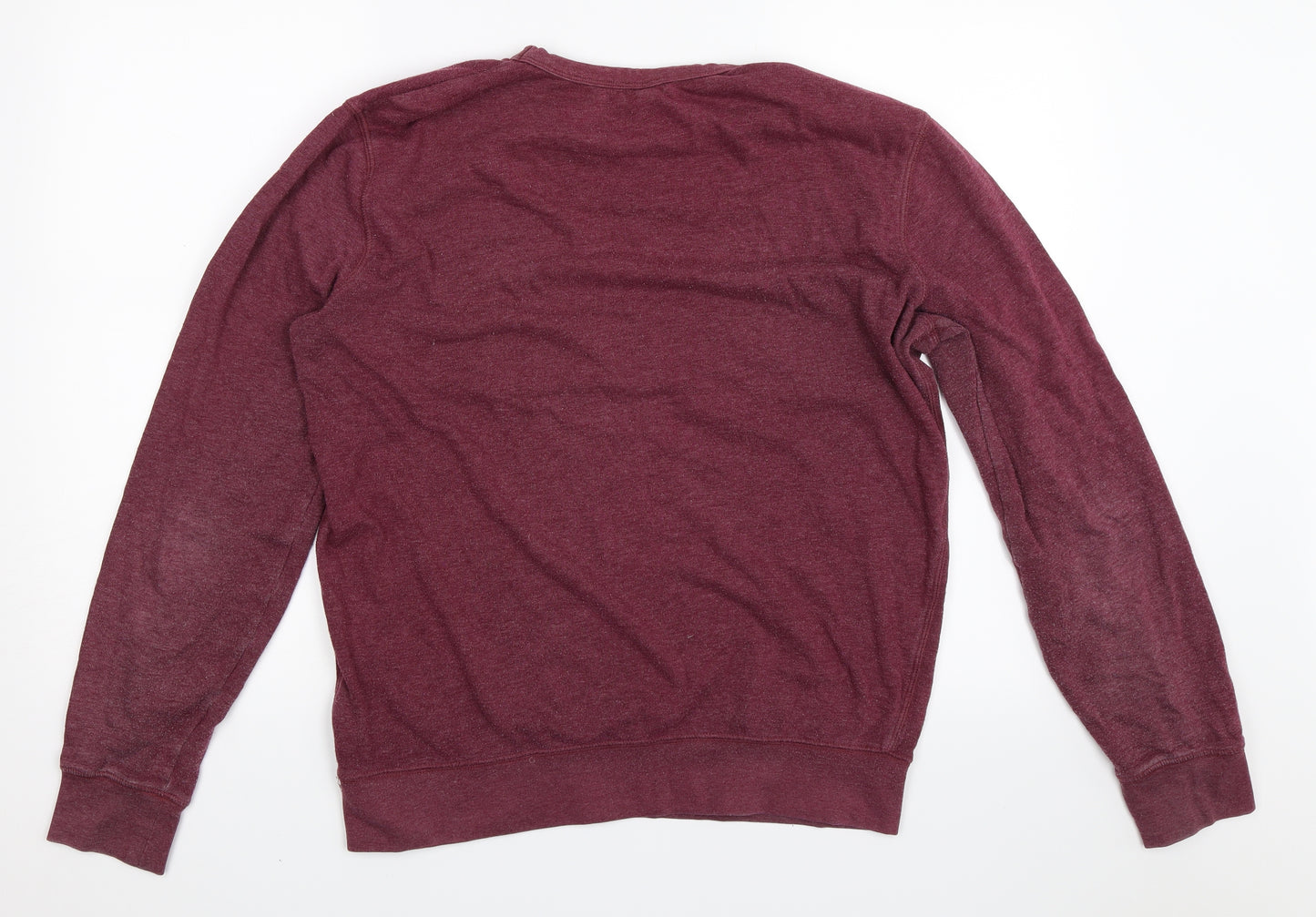 H&M Mens Red   Pullover Sweatshirt Size M