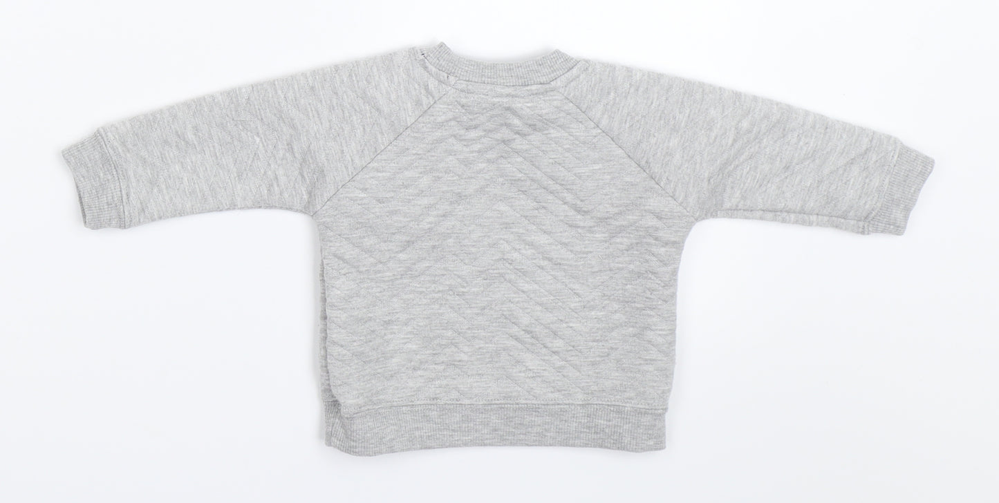 Earlydays Boys Grey   Pullover Jumper Size 0-3 Months