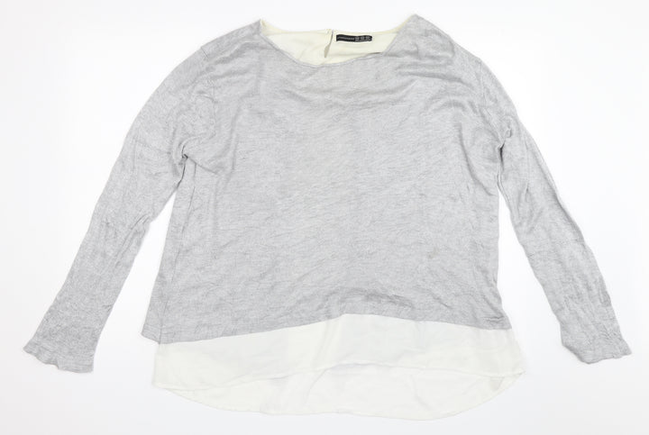 Atmosphere Womens Grey Pullover Jumper Size 20