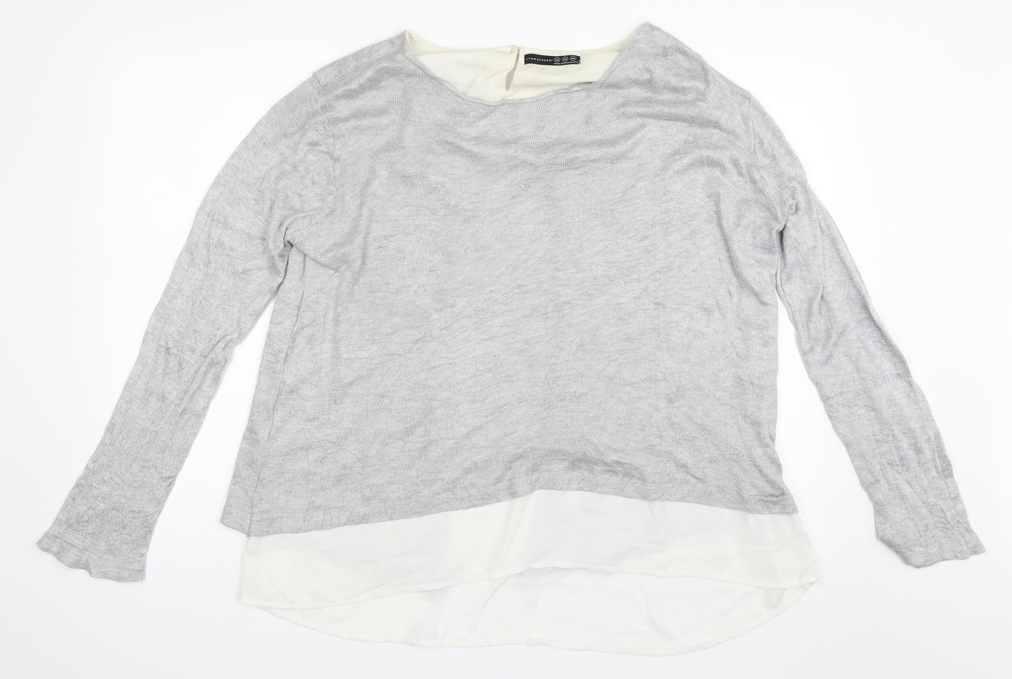 Atmosphere Womens Grey   Pullover Jumper Size 20