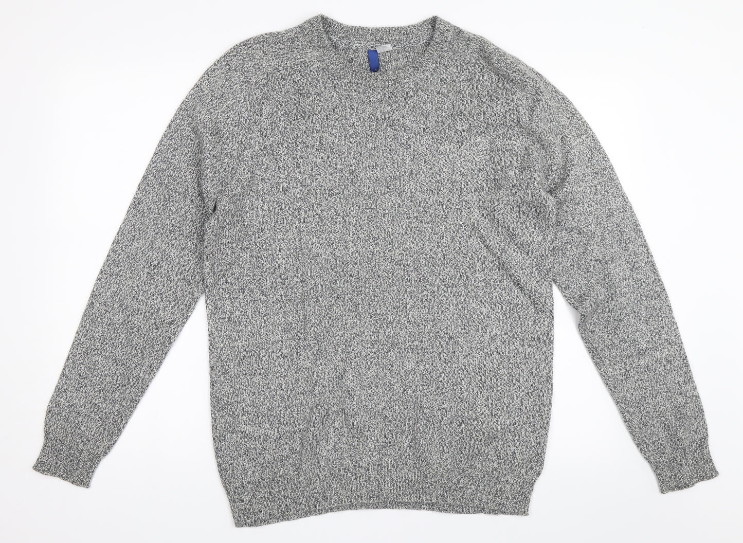 H&M Mens Grey   Pullover Jumper Size M