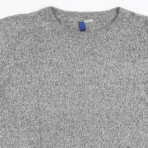 H&M Mens Grey   Pullover Jumper Size M