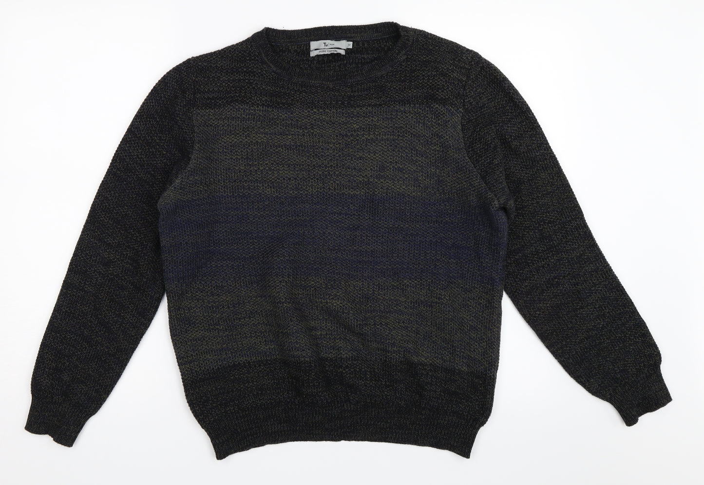 TU Mens Blue   Pullover Jumper Size M