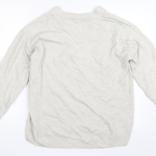 H&M Womens Beige   Pullover Jumper Size S