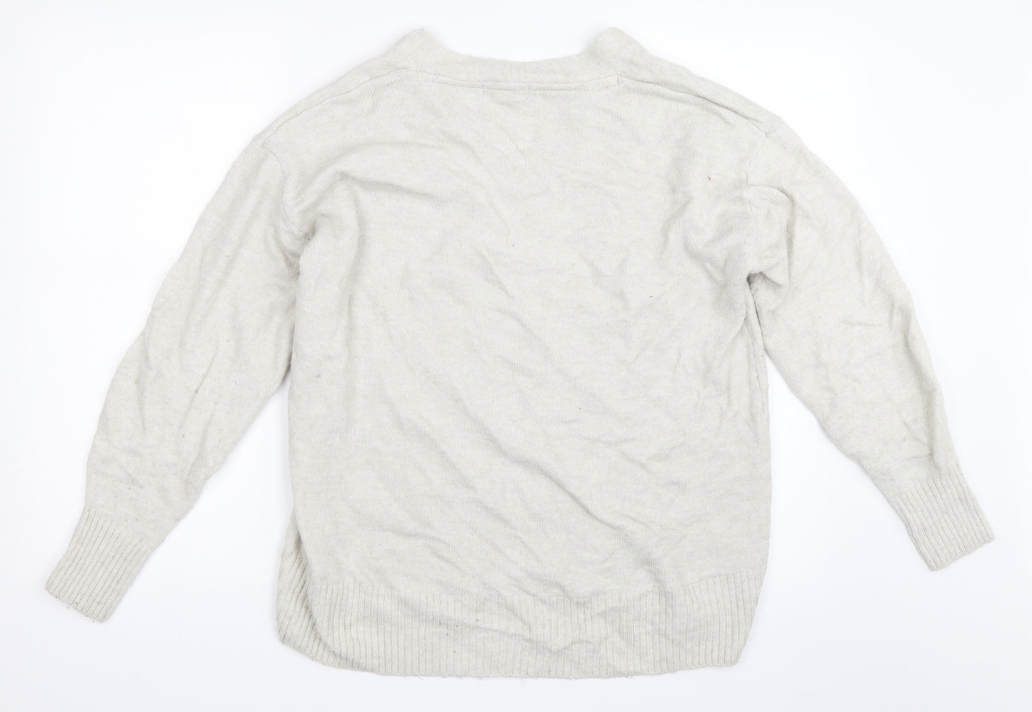 H&M Womens Beige   Pullover Jumper Size S