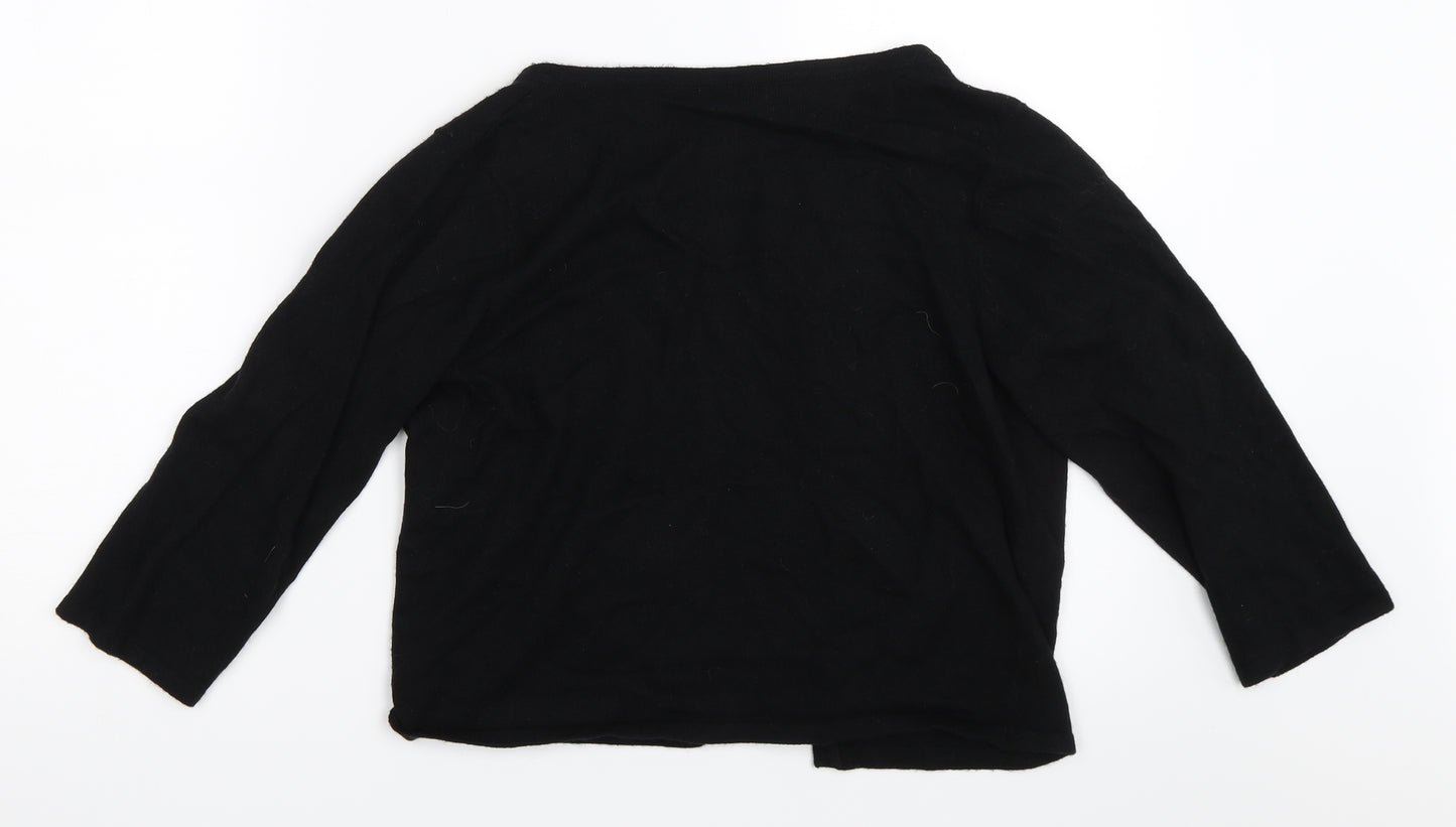 M&Co Womens Black   Cardigan Jumper Size 12
