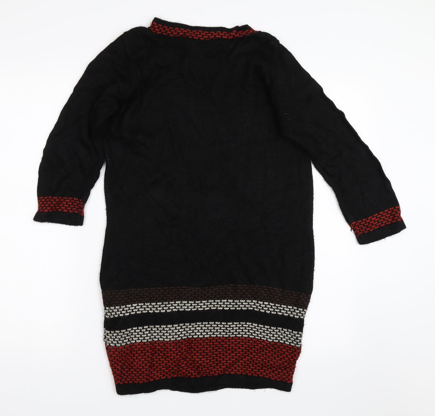 Peacocks Womens Black   Tunic Jumper Size 8