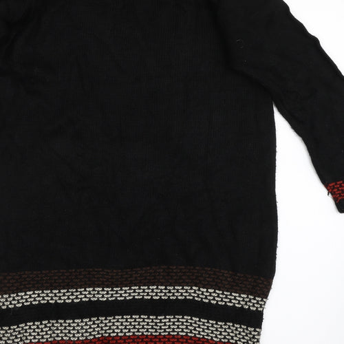 Peacocks Womens Black   Tunic Jumper Size 8