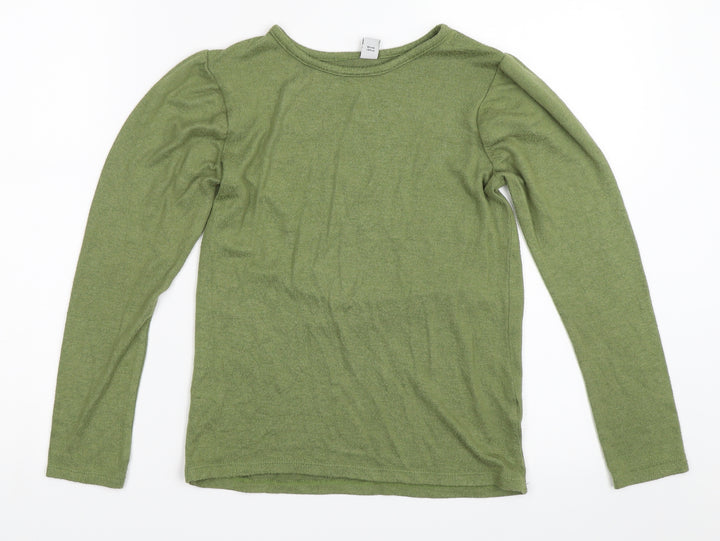 TU Girls Green   Pullover Jumper Size 10 Years
