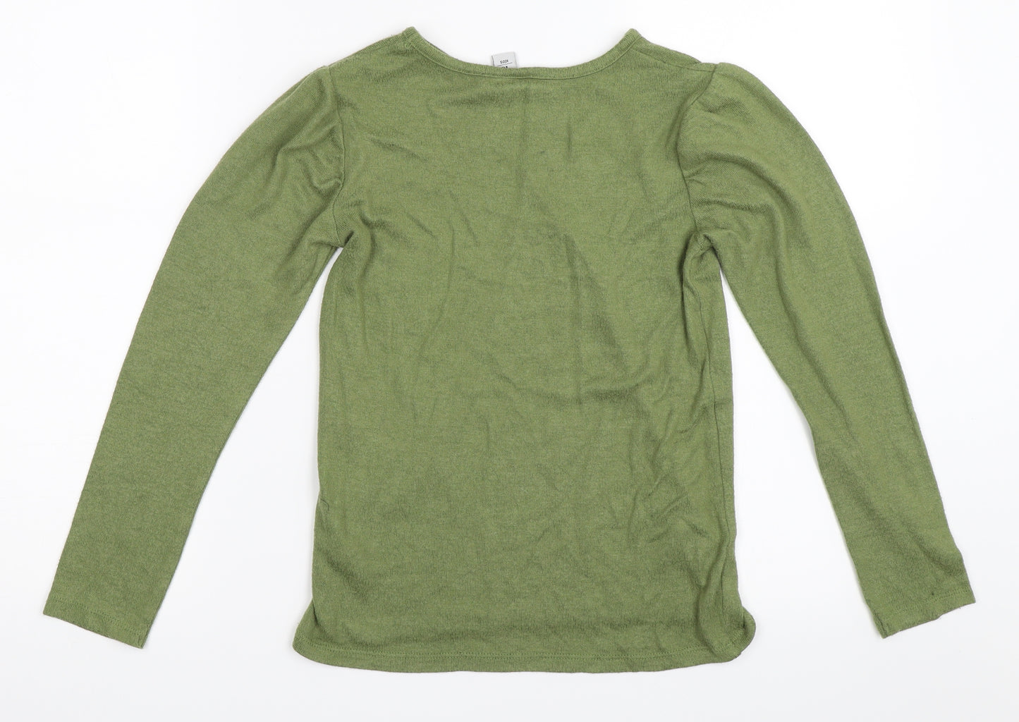 TU Girls Green   Pullover Jumper Size 10 Years
