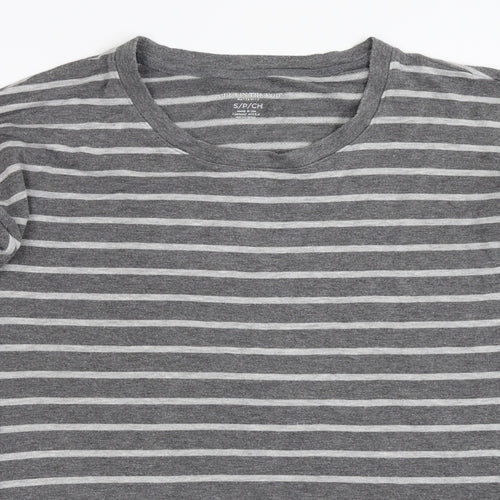 A Pea in the Pod Womens Grey Striped  Pullover Sweatshirt Size S