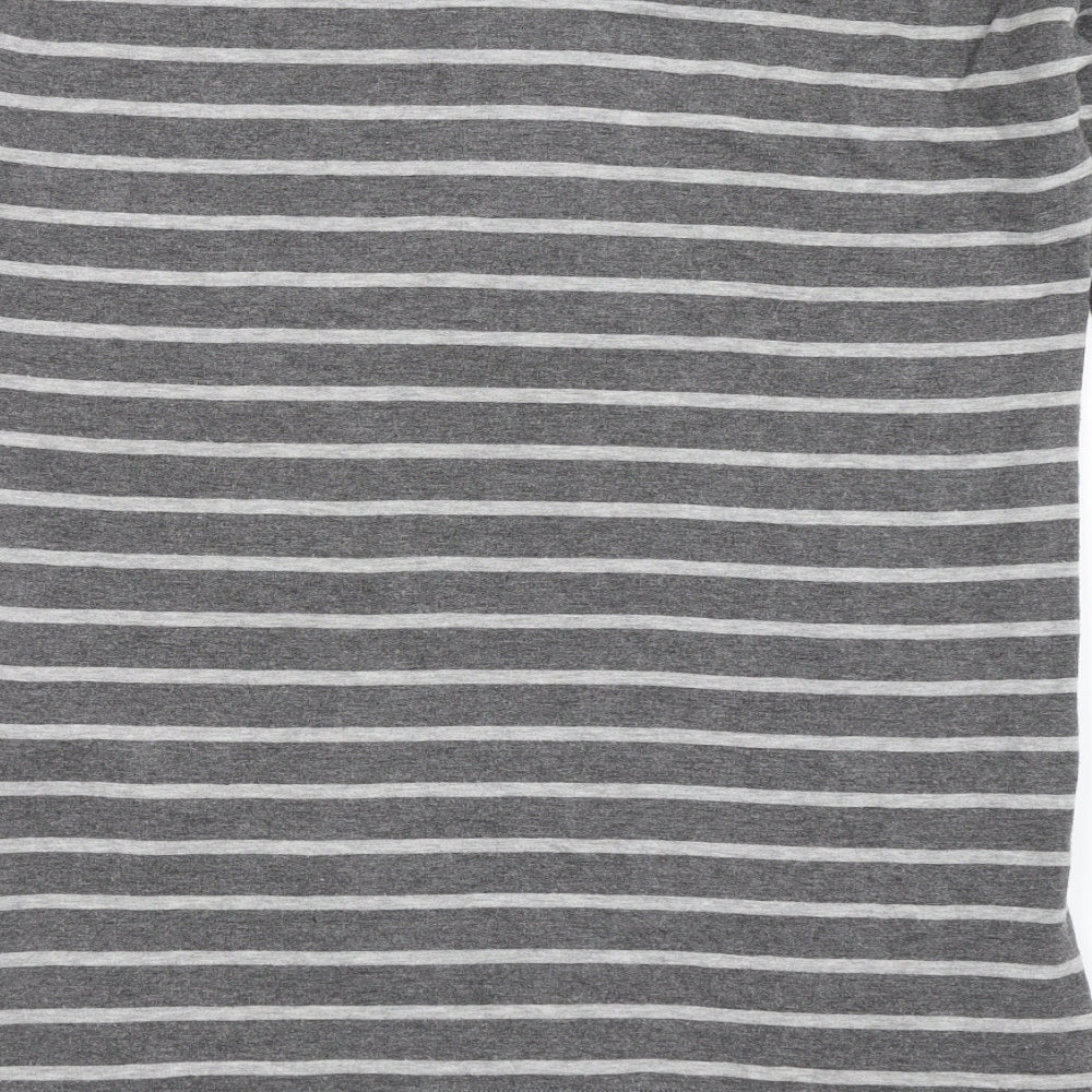 A Pea in the Pod Womens Grey Striped  Pullover Sweatshirt Size S