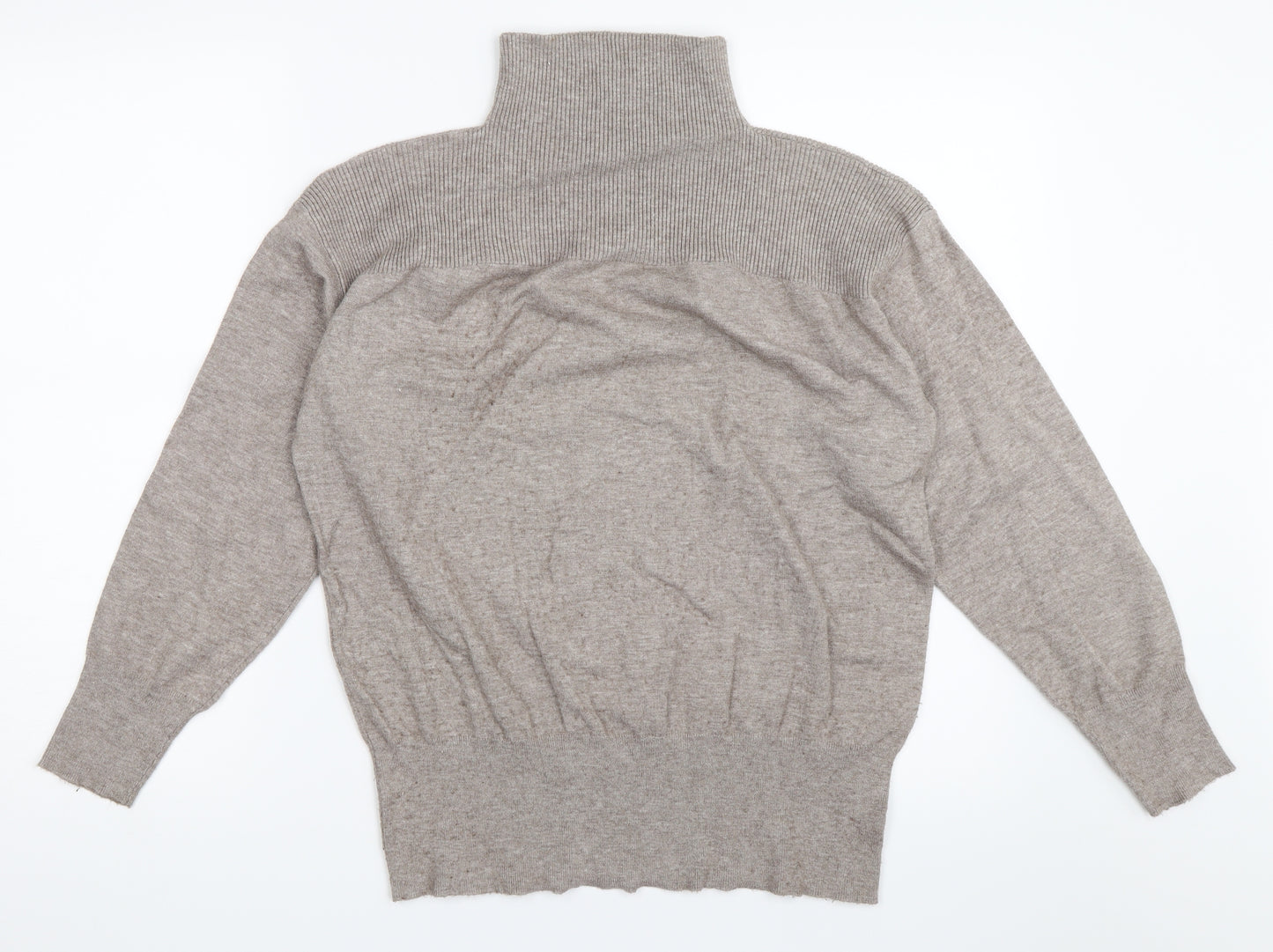 Saint Tropez Clothing Womens Beige   Pullover Jumper Size M