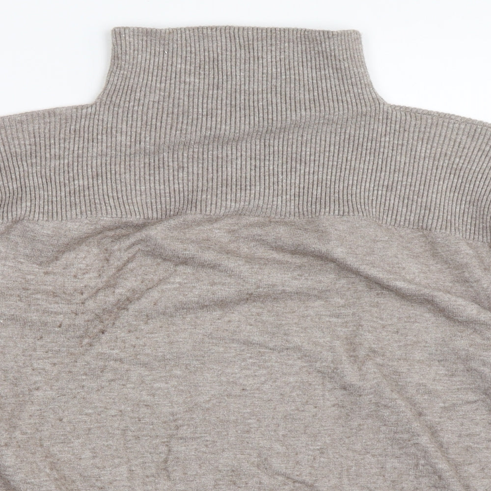 Saint Tropez Clothing Womens Beige   Pullover Jumper Size M