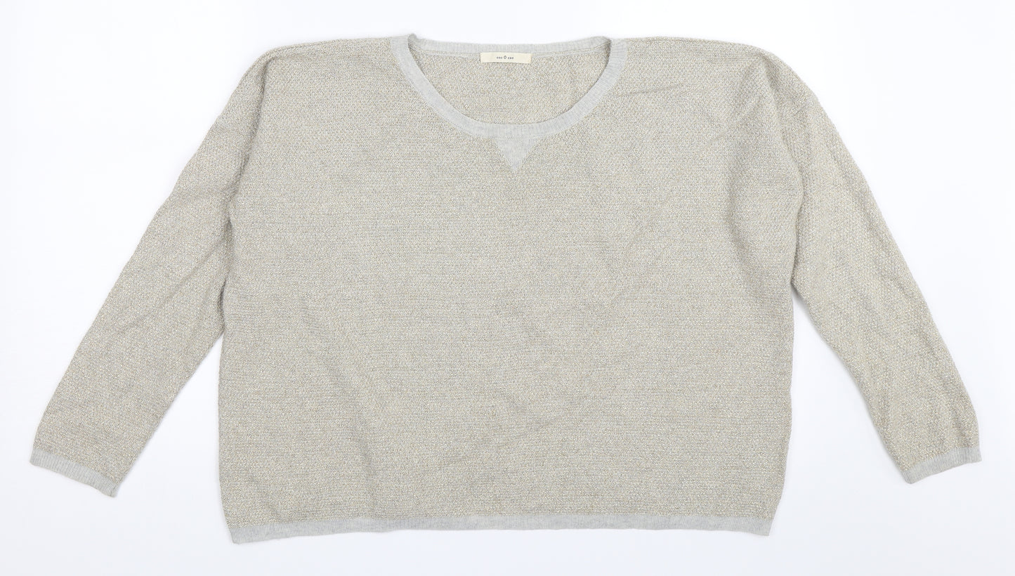 Ese O Ese Womens Beige   Pullover Jumper Size S