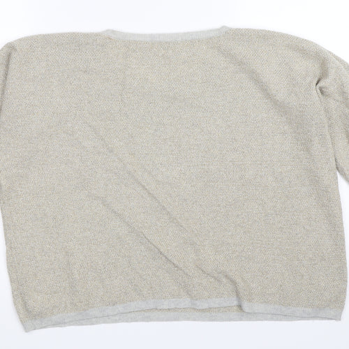 Ese O Ese Womens Beige   Pullover Jumper Size S