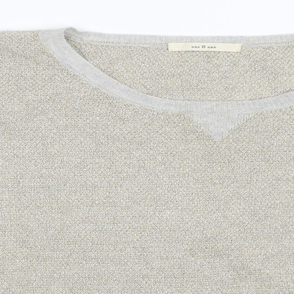 Ese O Ese Womens Beige   Pullover Jumper Size S