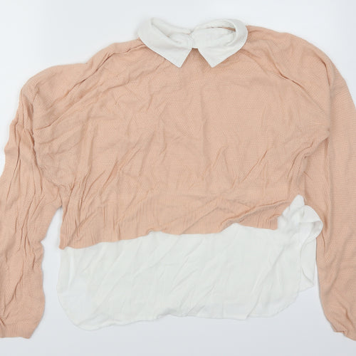 Slect Womens Pink   Pullover Jumper Size 10