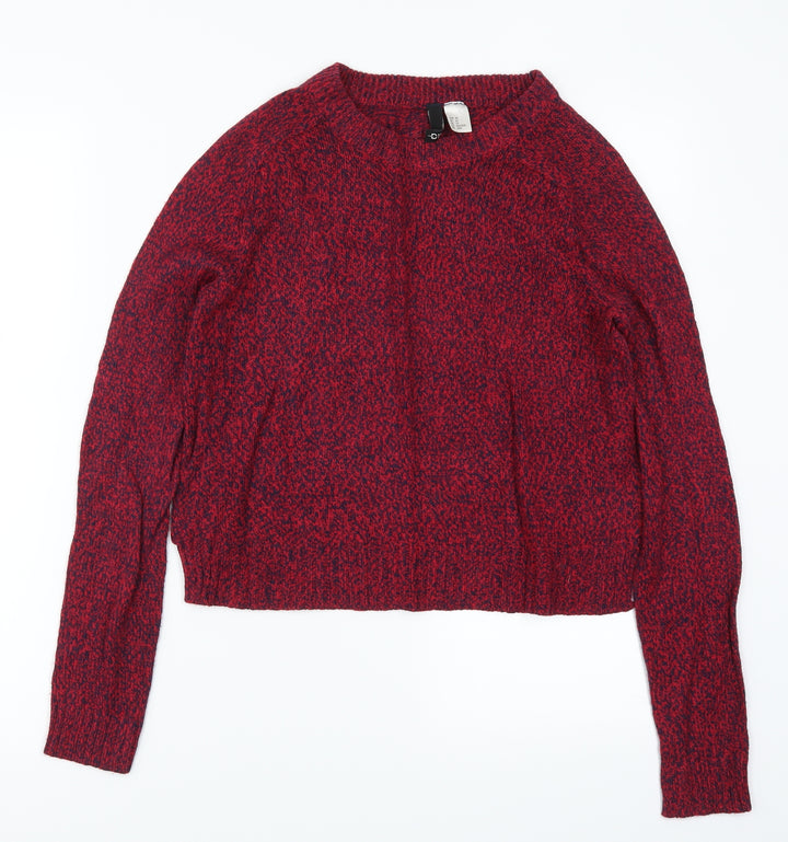 H&M Womens Red   Pullover Jumper Size XS