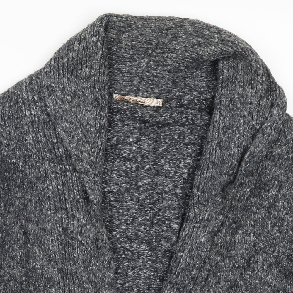 Preworn Womens Grey   Cardigan Jumper Size 16