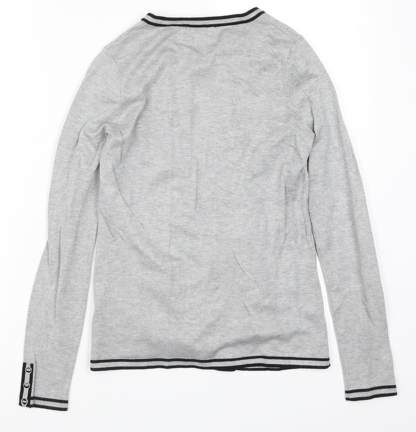 Preworn Womens Grey   Cardigan Jumper Size 8