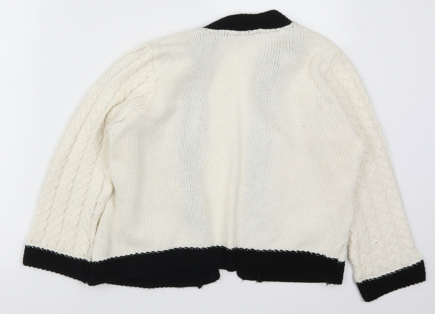 F&F Womens Beige   Cardigan Jumper Size 14  - Cream
