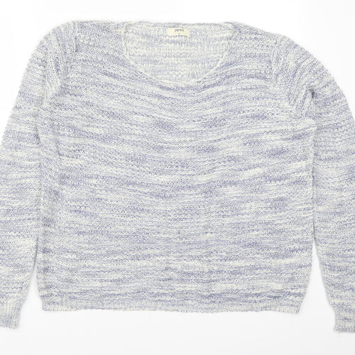 Papaya Womens Blue   Pullover Jumper Size M
