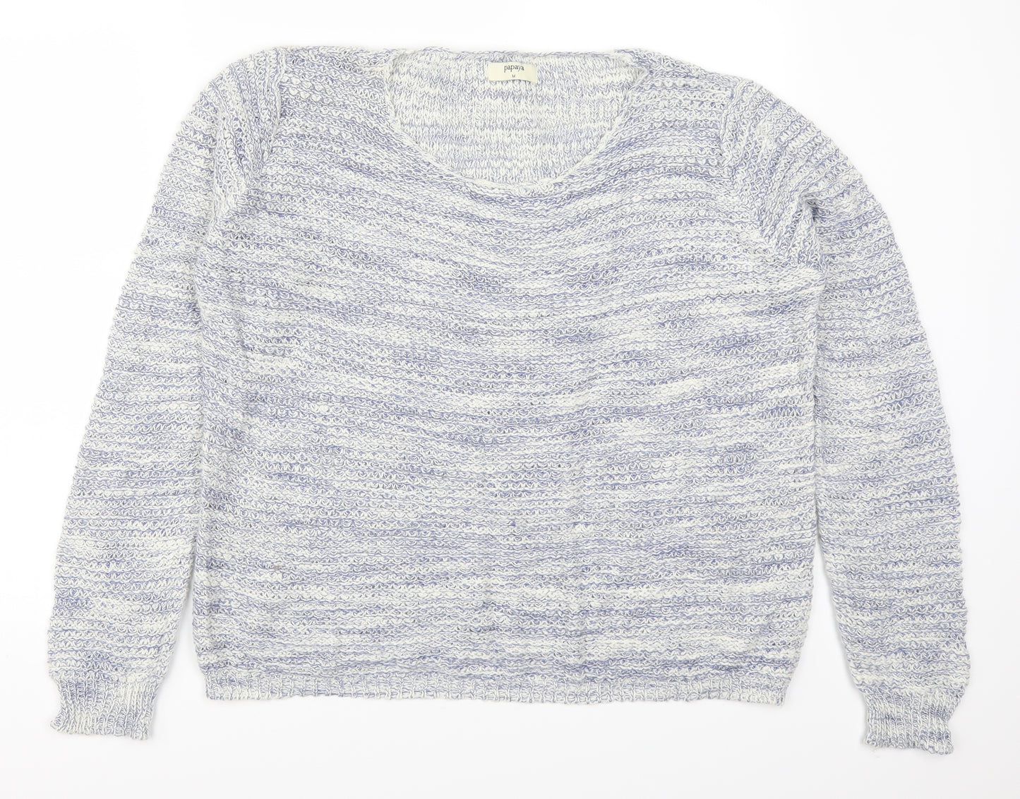 Papaya Womens Blue   Pullover Jumper Size M