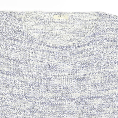 Papaya Womens Blue   Pullover Jumper Size M