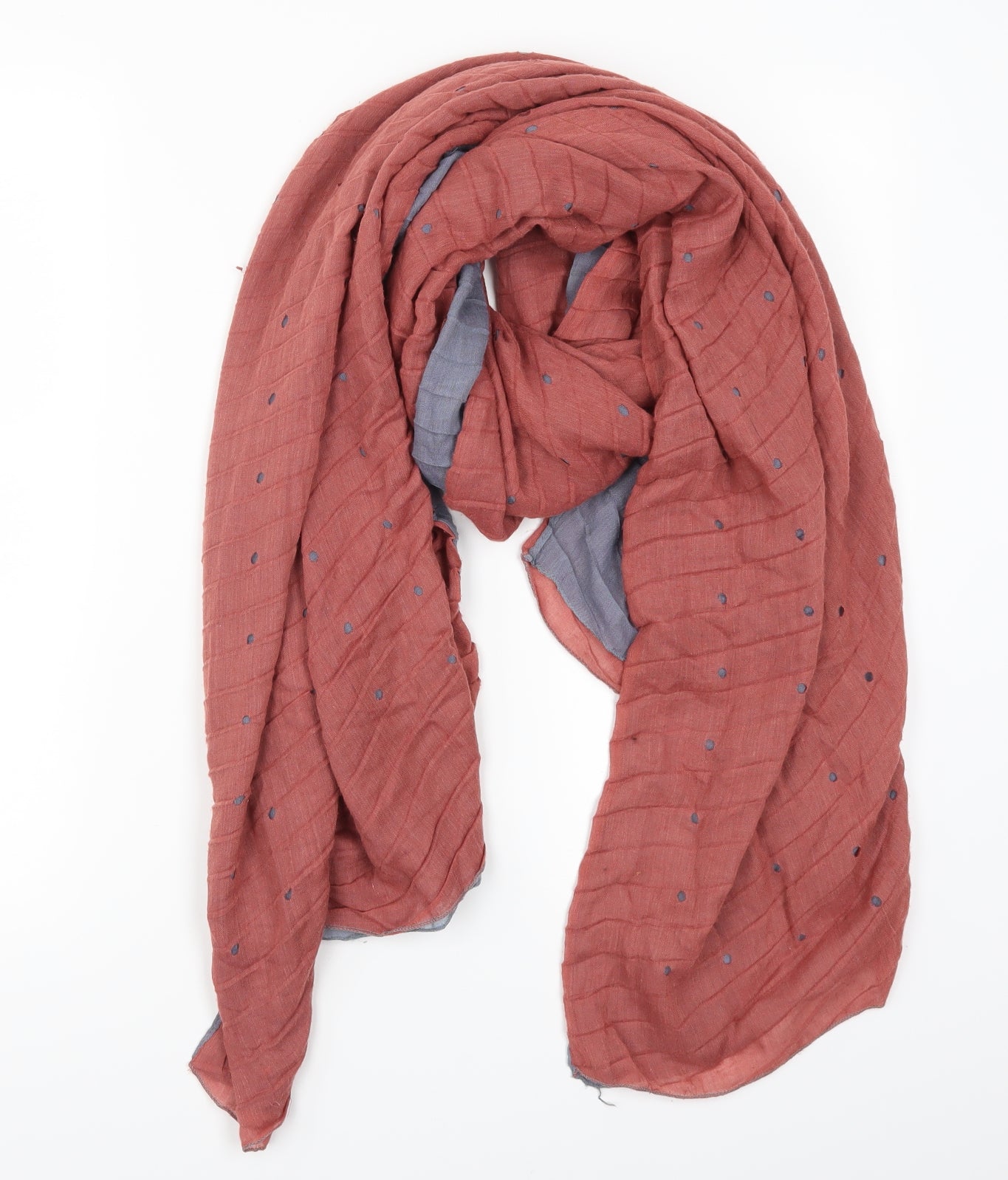 Preworn Womens Red Polka Dot   Scarf