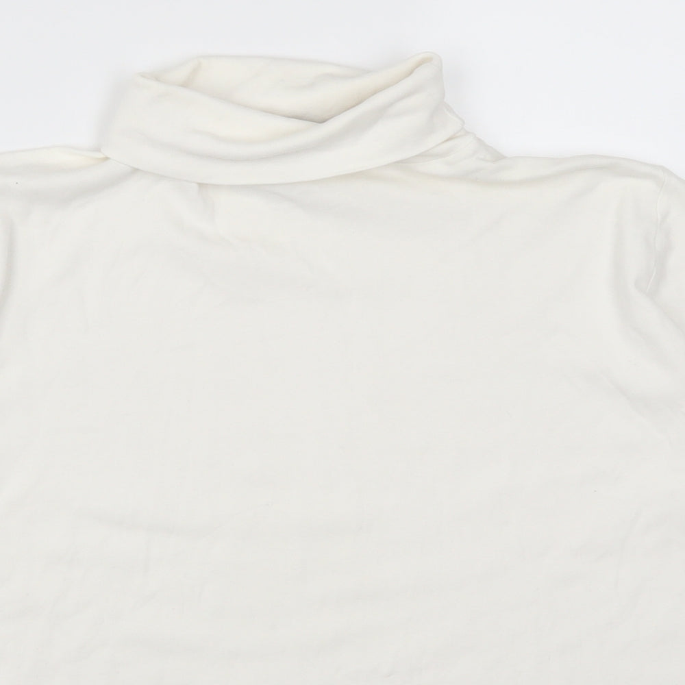 Isle Womens White   Basic T-Shirt Size 18