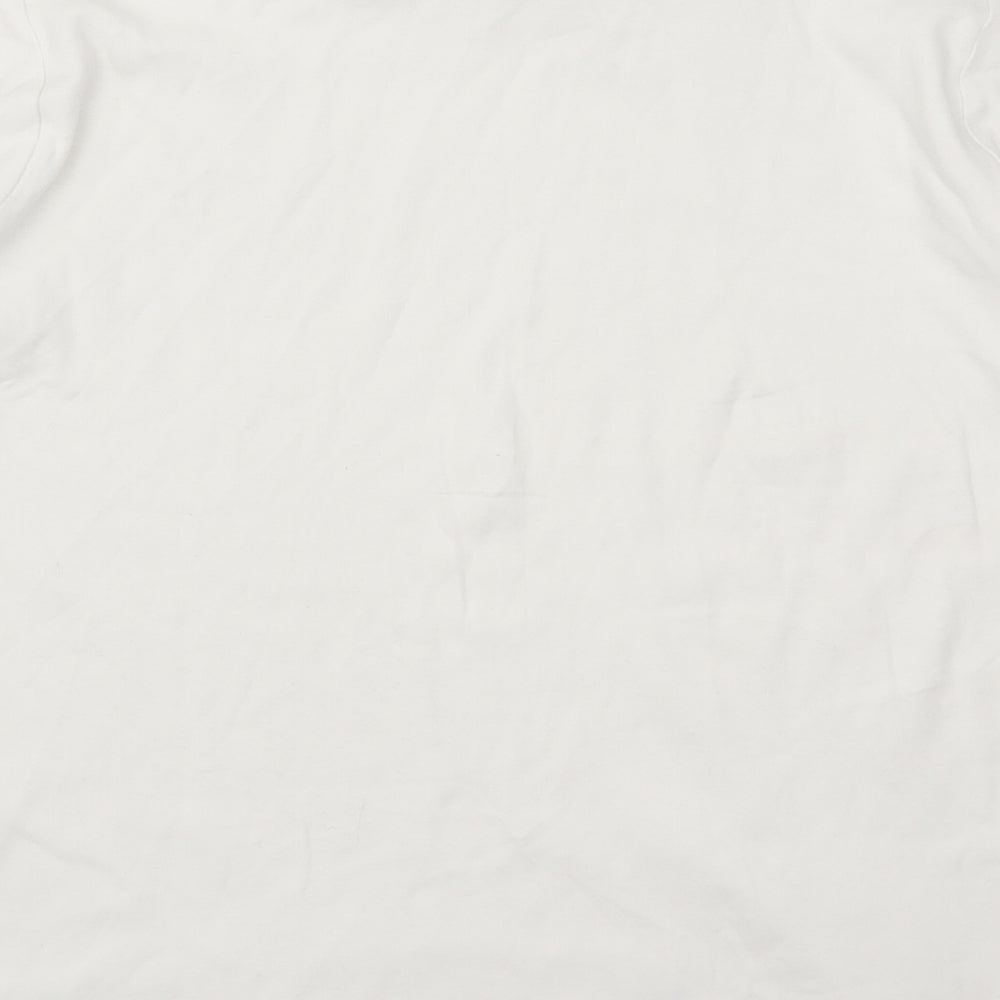 Isle Womens White   Basic T-Shirt Size 18