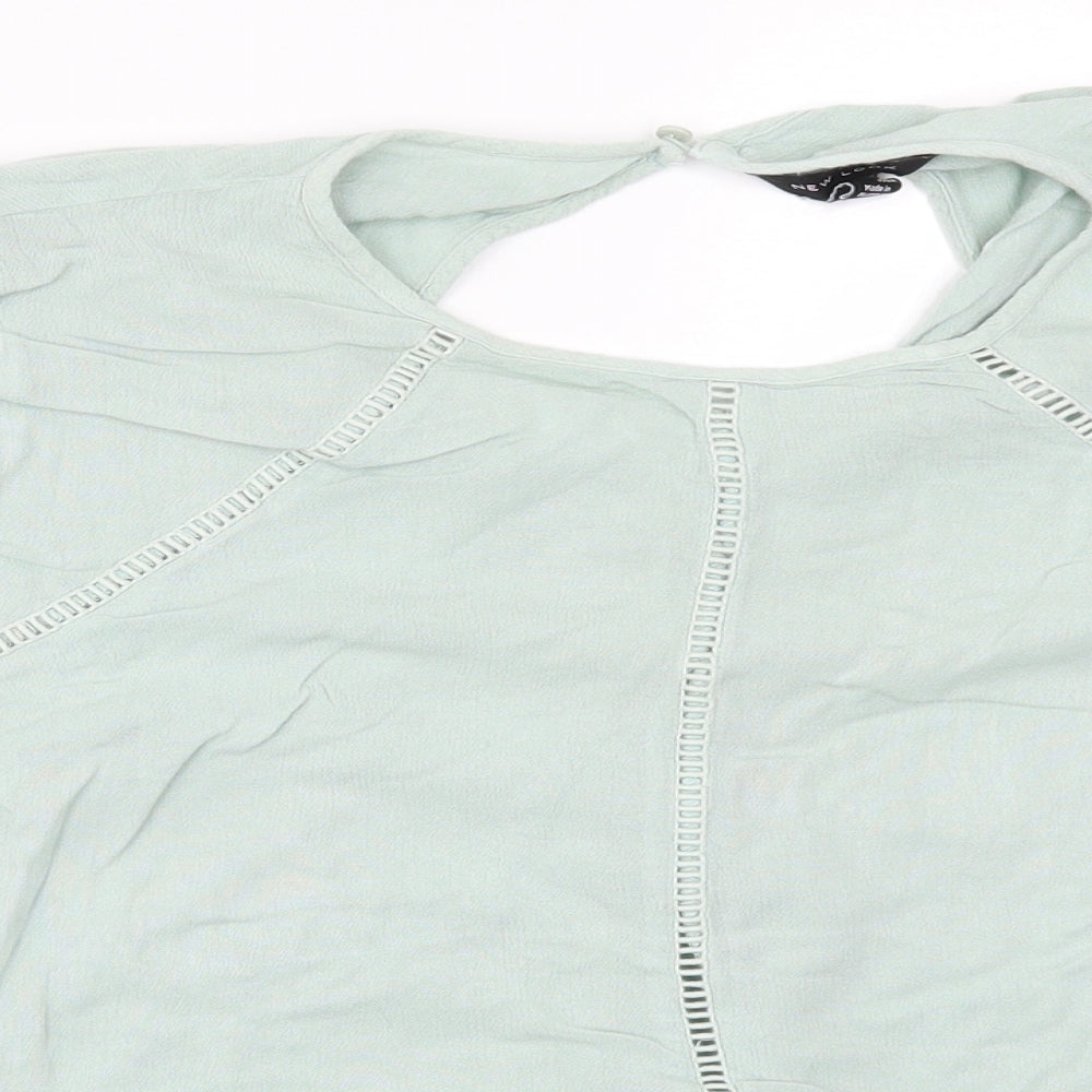 New Look Womens Green   Basic Blouse Size 16