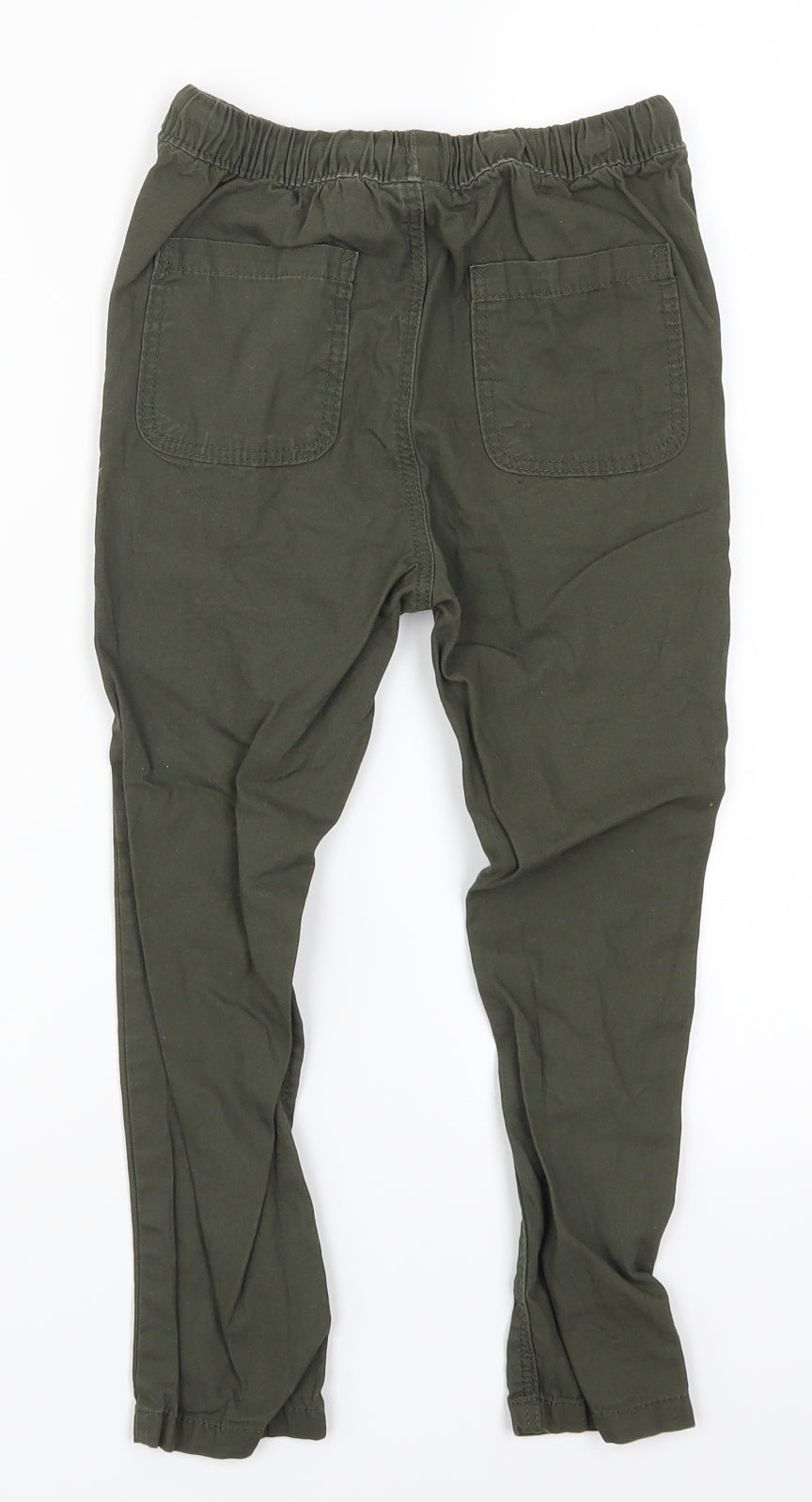 George Boys Green   Cargo Trousers Size 4-5 Years