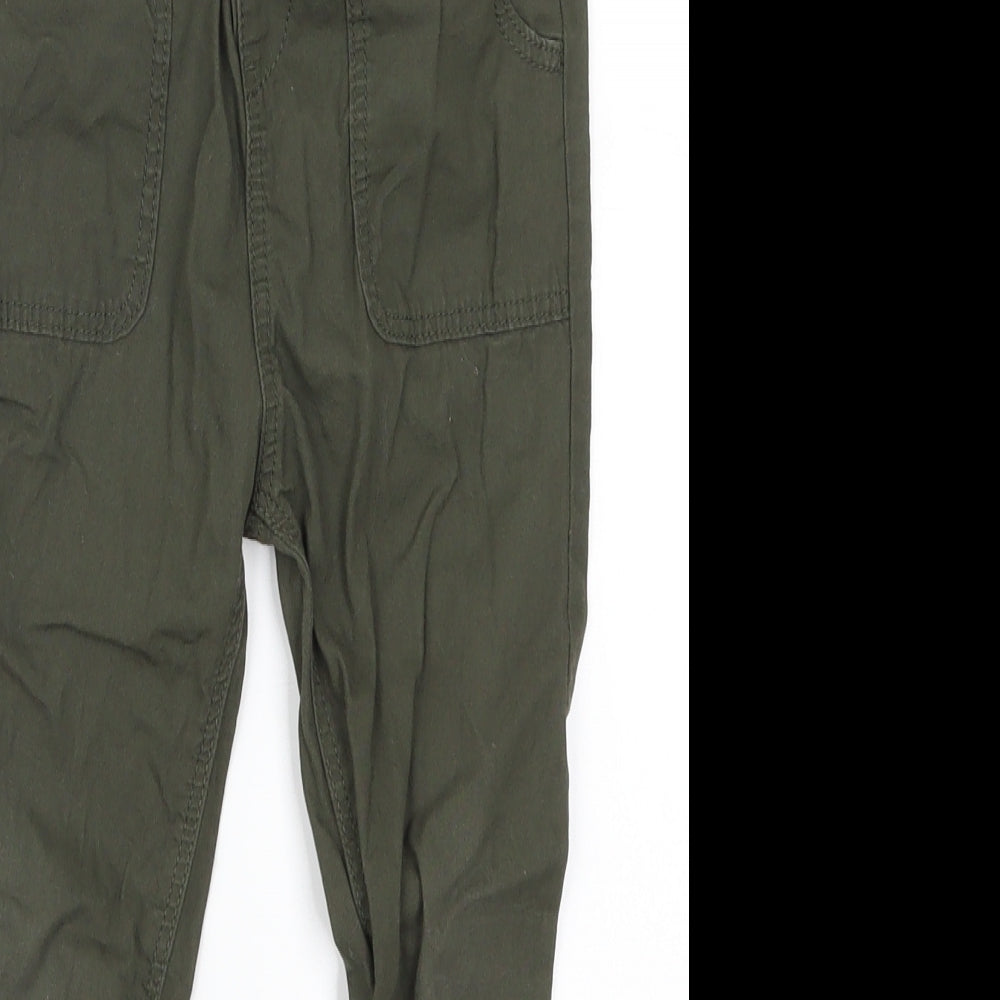 George Boys Green   Cargo Trousers Size 4-5 Years
