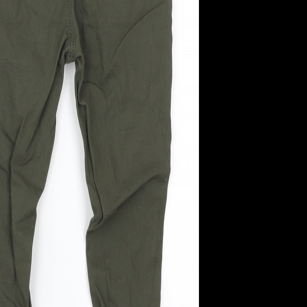 George Boys Green   Cargo Trousers Size 4-5 Years