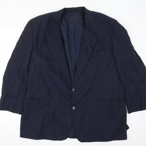 MODENA Mens Blue   Jacket Suit Jacket Size 46