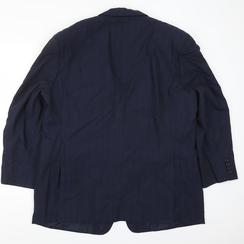 MODENA Mens Blue   Jacket Suit Jacket Size 46